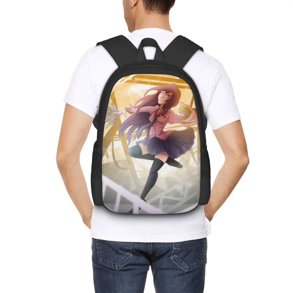 senjougahara-hitagi-mochila-escolar-para-estudantes-mochila-de-viagem-para-caminhadas-mochila-escolar-para-meninos-e-meninas-bolsa-de-ombro-da-moda
