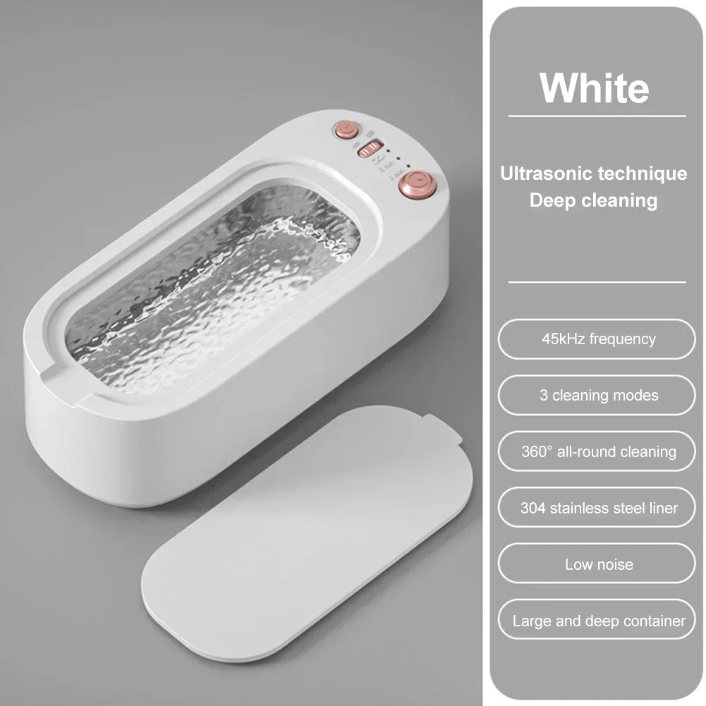 Ultraschall-Reinigungsgerät für Schmuck, Brillen, Uhren, Hochfrequenz-Reiniger, tragbares elektrisches Reinigungsgerät für Zuhause und Reisen