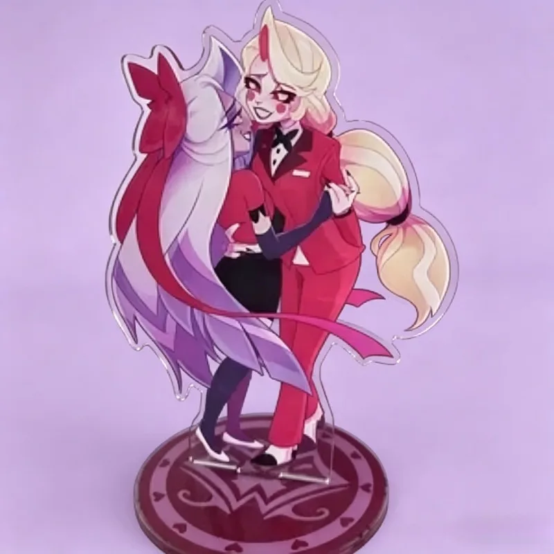 

PRE ORDER Chaggie Dancing Acrylic Standee Charlie Morningstar Vaggie Original Acrylic Handmade Cute Cartoon Anime Pendant Toy