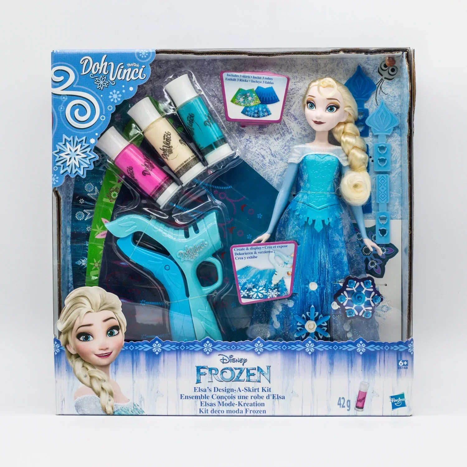 Hasbro Play-Doh Disney Princess Frozen Elsa Anna Colored Clay Dolls DIY Figures Anime Collection Toy Girls Birthday Gifts