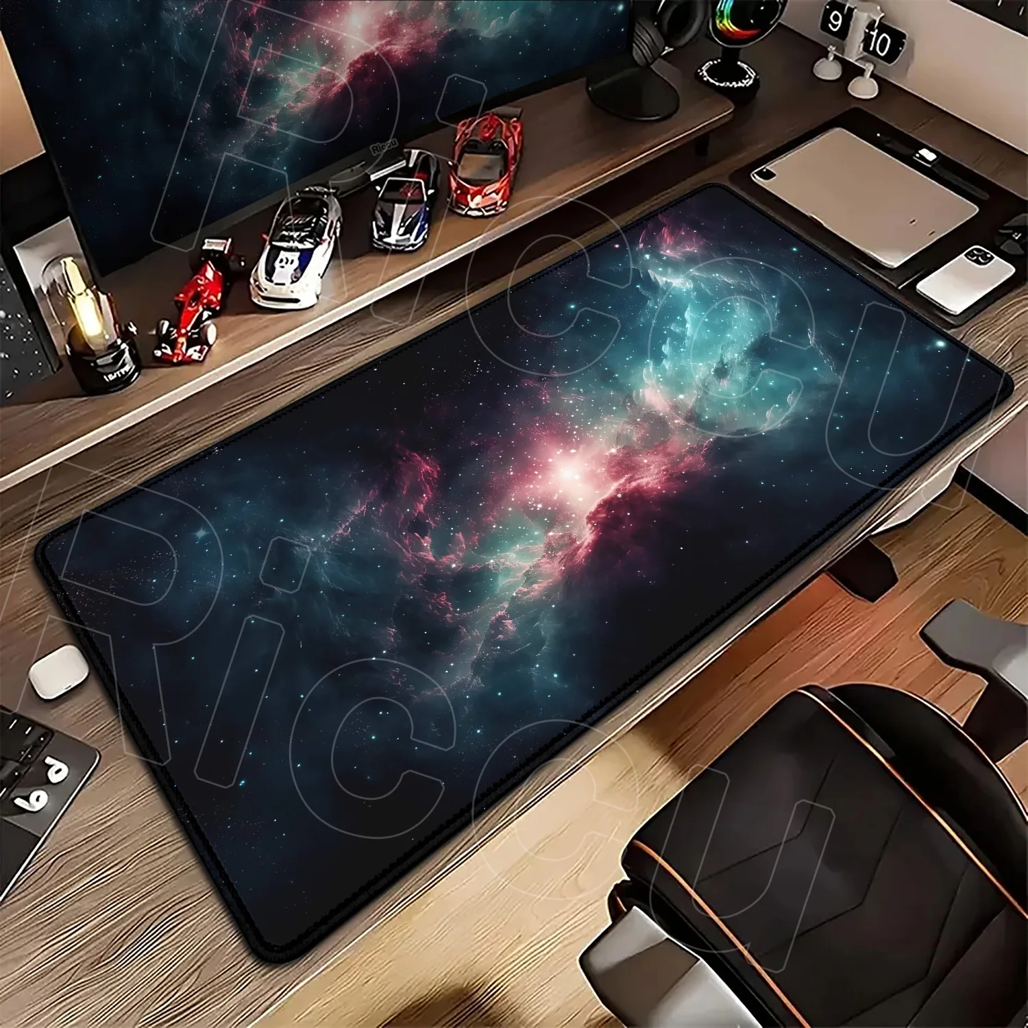 Computer Custom Big Mousepad 40x90cm Cosmic Space Starry Sky Mouse Pad Gamer Non-Slip Carpet Xxl Laptop Durable Rubber Mouse Mat