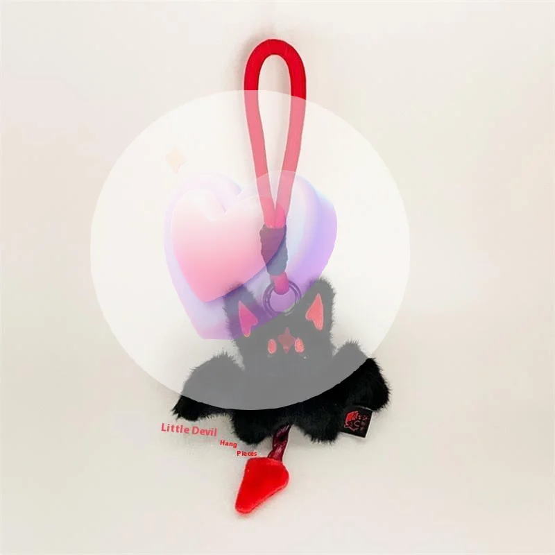 Nette Halloween Fledermaus Kleiner Teufel Plüsch Puppe Spielzeug Schlüsselbund Lanyard Tasche Anhänger Rucksack Hängen Ornament Schlüsselring Mädchen Geburtstag Geschenk