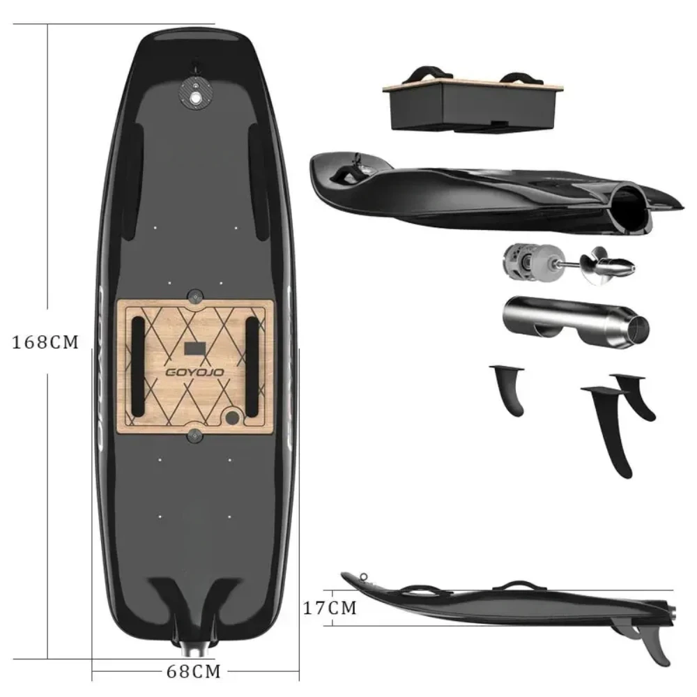 High-Speed Jet Surf Board Electric for Adults, Electric Surf with Maximum Speed of 55KM/H or 65KM/H, Water Outdoor Adventures
