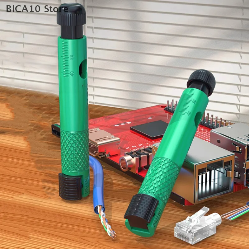 Herramienta de desenredado de cables de red, alisador de ingenieros para Cables de cristal de categoría 5/6/7, separador de pares de cables de peinado fácil
