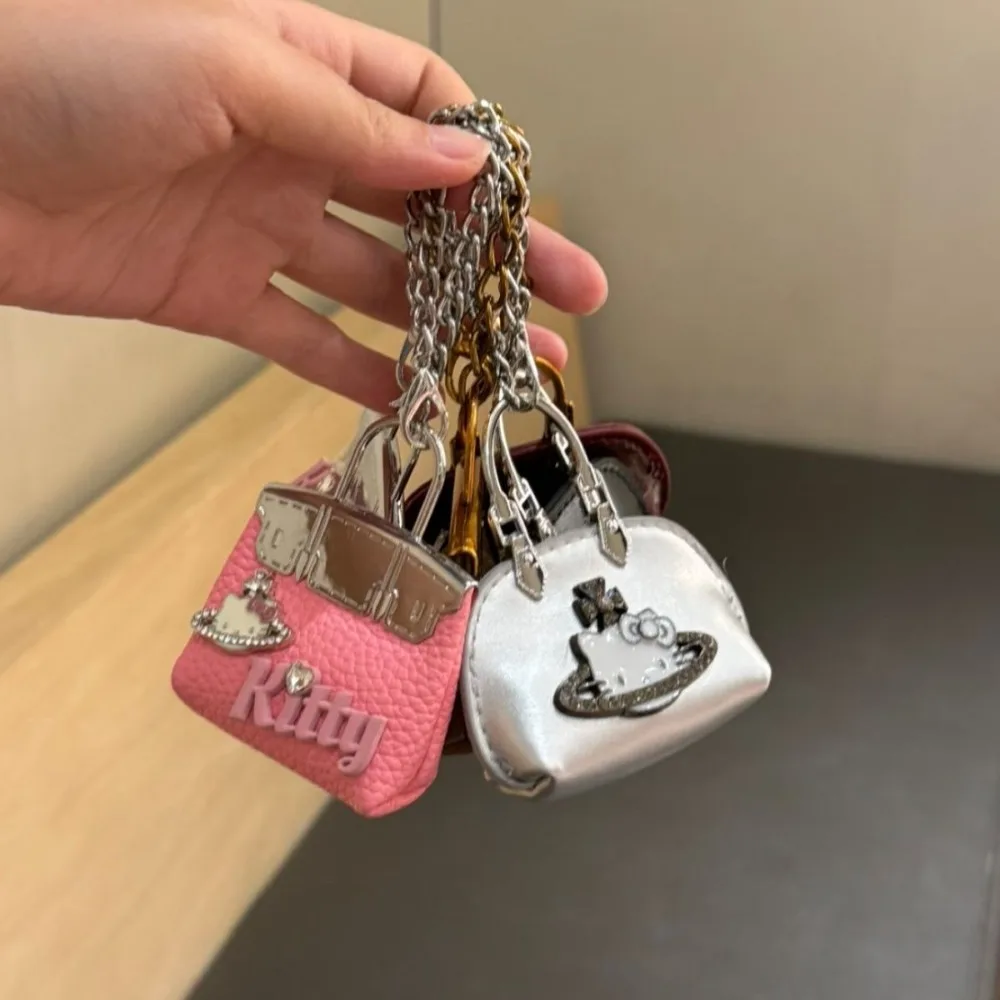 

HelloKitty Pendant Cute Cartoon Originality Simulation Modeling Schoolbag Decoration Fashion Delicate Personality Mobile Pendant