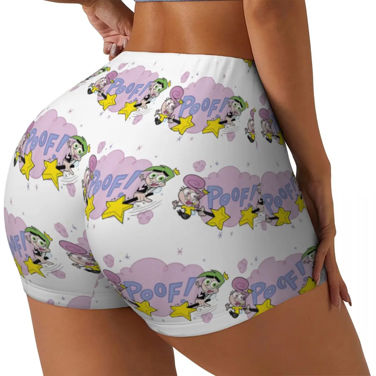 

Женские шорты для бега Fairly Oddparents Cosmo для тренировок в тренажерном зале, спортивные шорты для волейбола, байкера, йоги