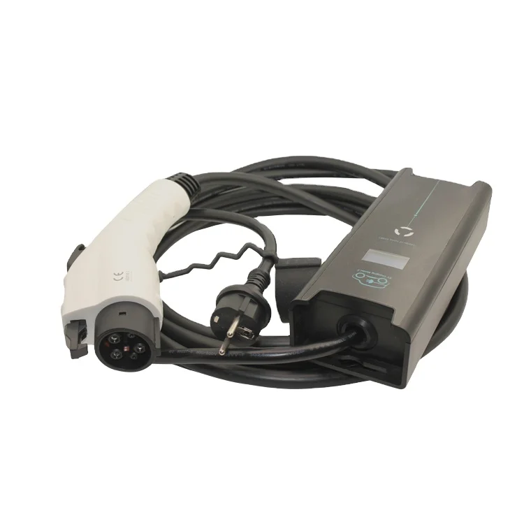 Adjustable Iec6196 Type Portable Level 2 Mode  Ev Charger