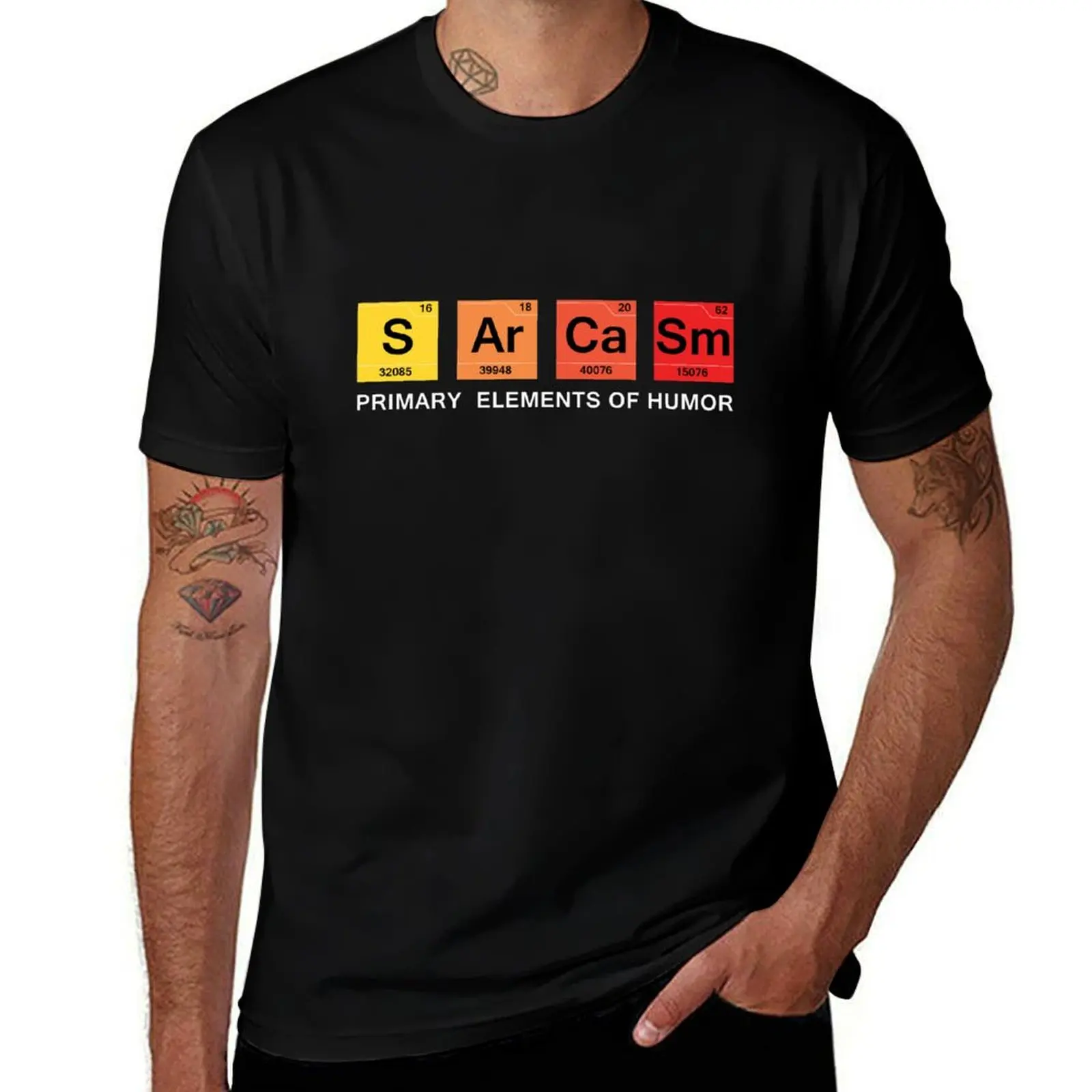 

the periodic table of sarcasm T-Shirt Basic Lightweight Short Sleeve Tee