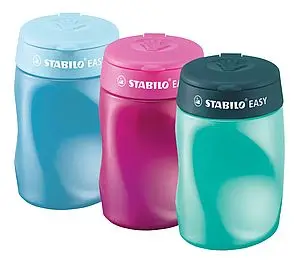 Эргономичная точилка для карандашей STABILO EASYsharpener - 3 в 1 - для правой руки - розовая