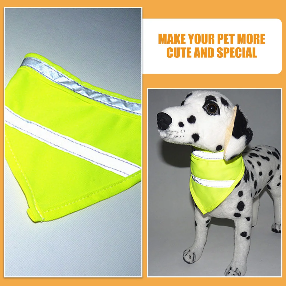 

Night Bandana Reflective Pet Scarf High Visibility Waterproof Durable Outdoor Safety Bib For Dogs