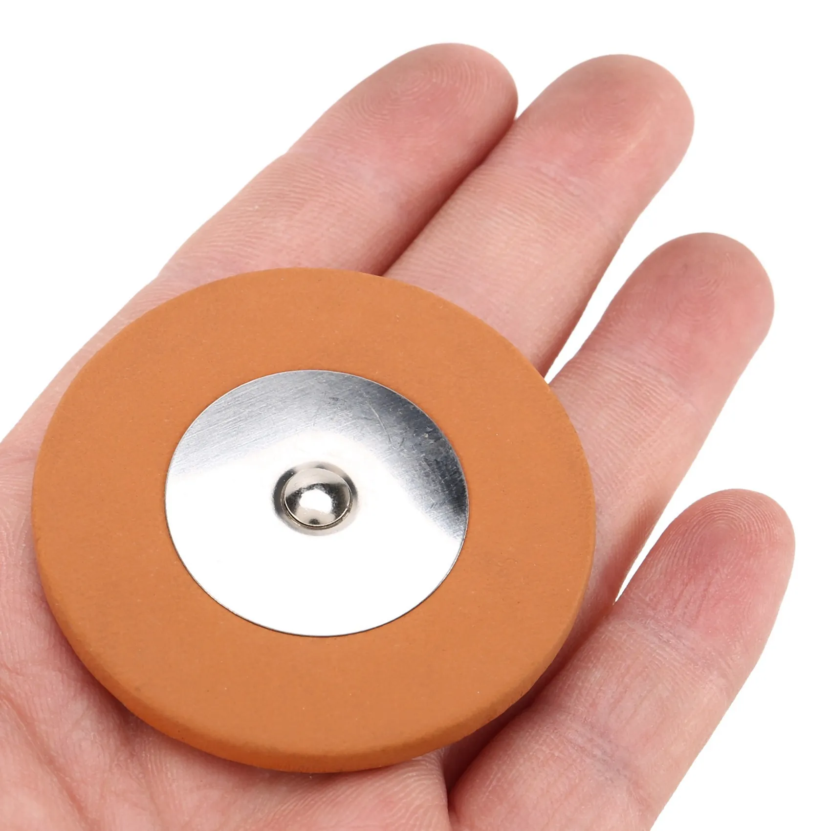 ABKV-50 Pcs Professional Leather Tenor Saxophone Pads Orange Sax Pads Replacement Woodwind Musical Instruments Parts