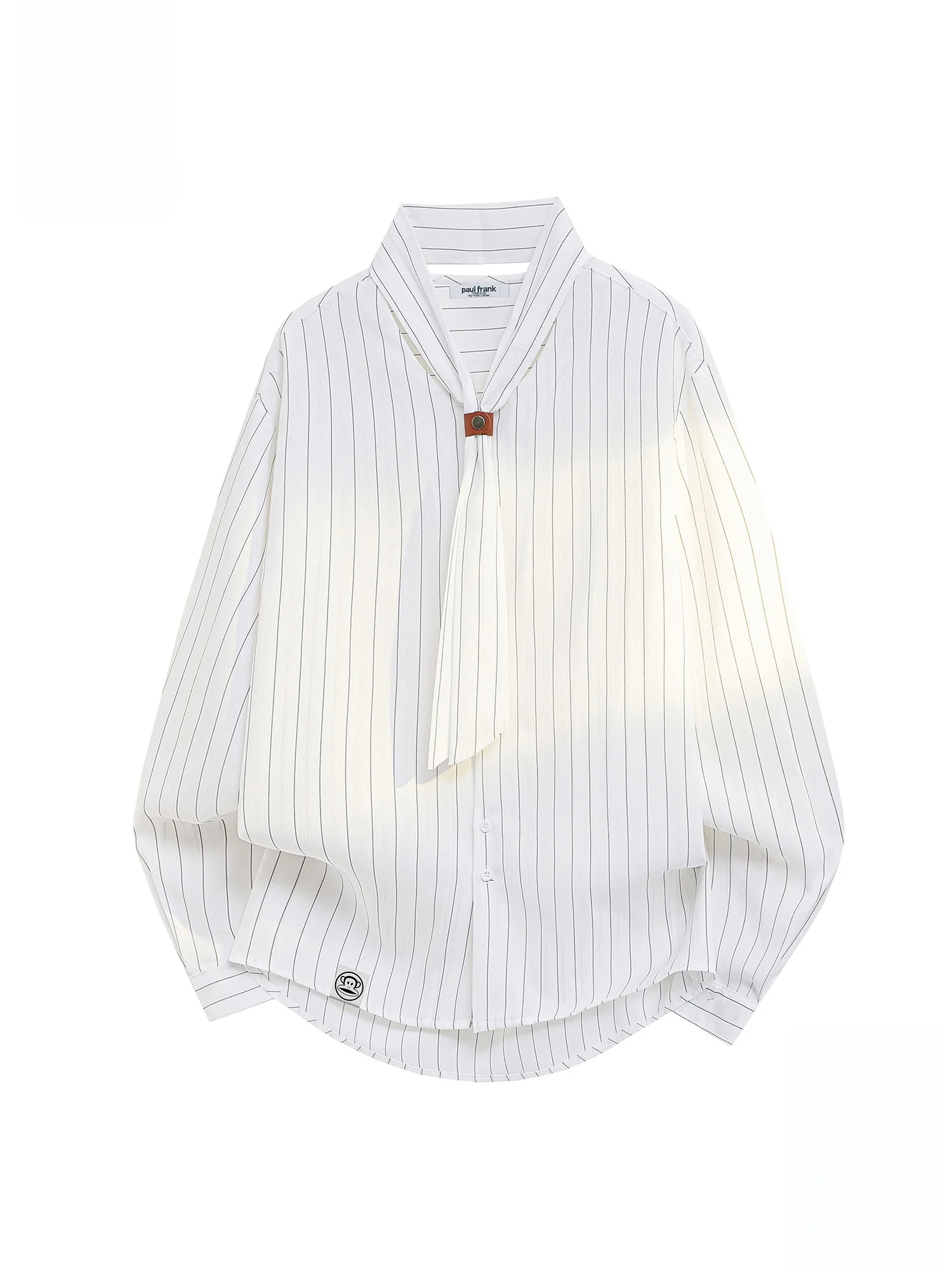 

PaulFrank College Sle Striped Long Sve Casual irt Men's Loose Fit Spring New irt Breathable Skin-Friendly Polyester
