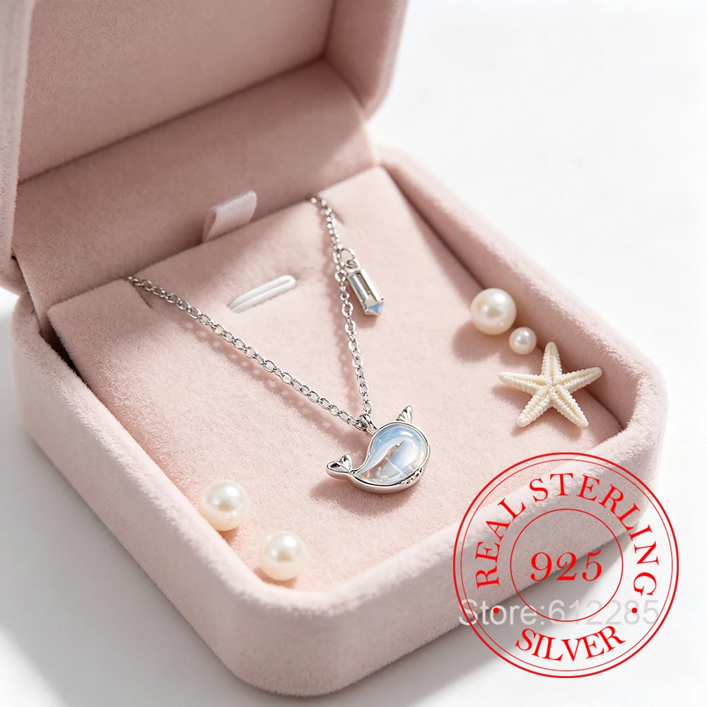 925 Sterling Silver Charm Necklaces & Pendants Choker Statement Necklace For Women Birthday Party Gift Jewelry