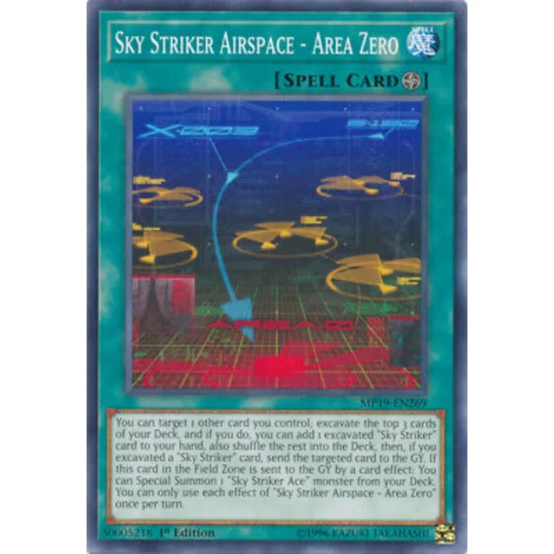 Yugioh! LP Sky Striker Airspace - Area Zero  MP19-EN269  Common 1st Edition Konami Official Card