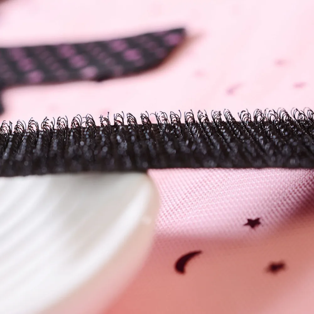 2pcs Fragmented Hair Magic Tape Black DIY Hair Clip Ponytail Patch Hairpin Seamless Hair Styling Tool Women Girl Hair Accessory