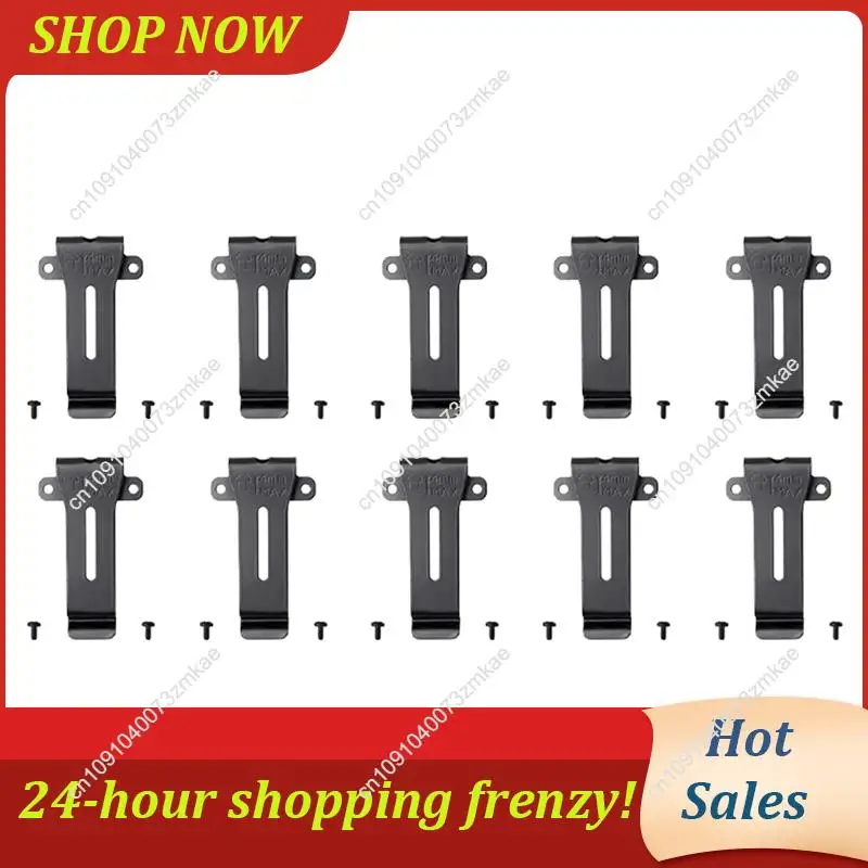 البيع اليومي 10X مشبك حزام ل LINTON LT-6100 اتجاهين راديو لاسلكي تخاطب حزام كليب