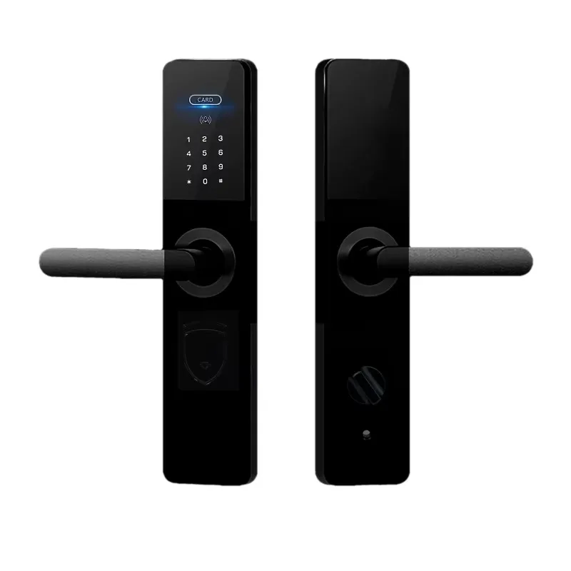 Smart Door Lock Remote Wireless Control Mobile APP Application + IC Card + Password + Key Smart Lock Smart Door Lock