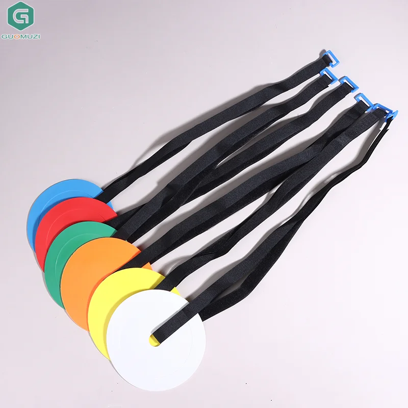 

5Pcs 15CM TPR Soccer Goal Target Training Discs Adjustable Flat Spot Markers To Improve Football Shooting Accuracy For Practice