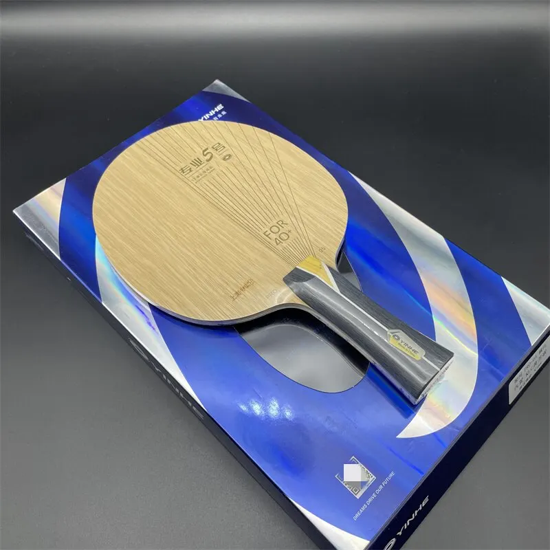 Genuine YINHE PRO 05 Table Tennis Blade 5 Wood and 2 Fiber Inner KLC Fiber Professional Ping Pong Blade with Loop and attack