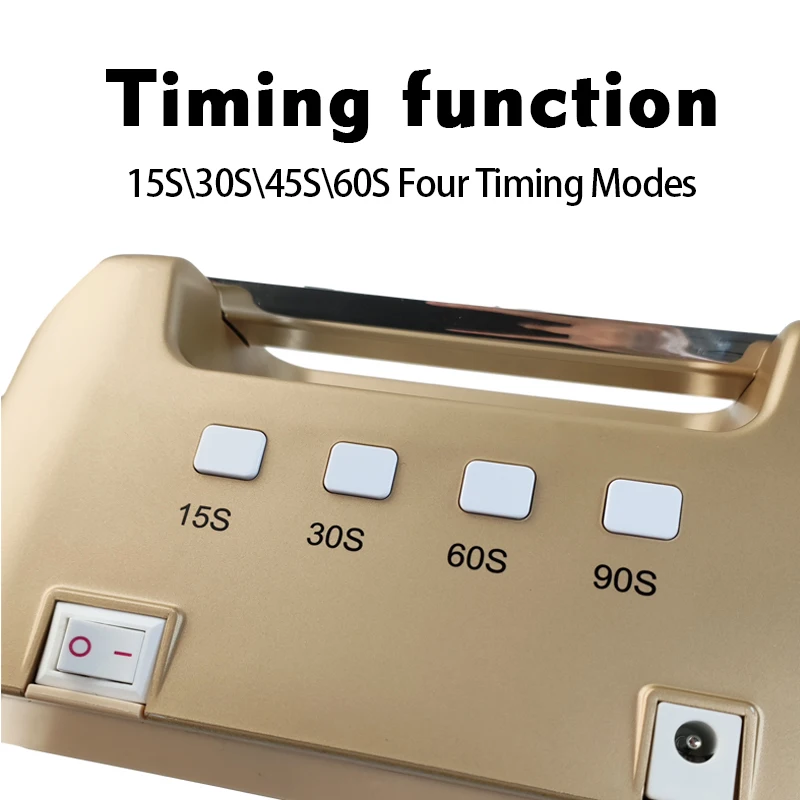 Professional 72W Rechargeable UV LED Nail Lamp with 36pcs LED Bulbs Multi-Timer Cordless Nail Dryer for Salon Manicure