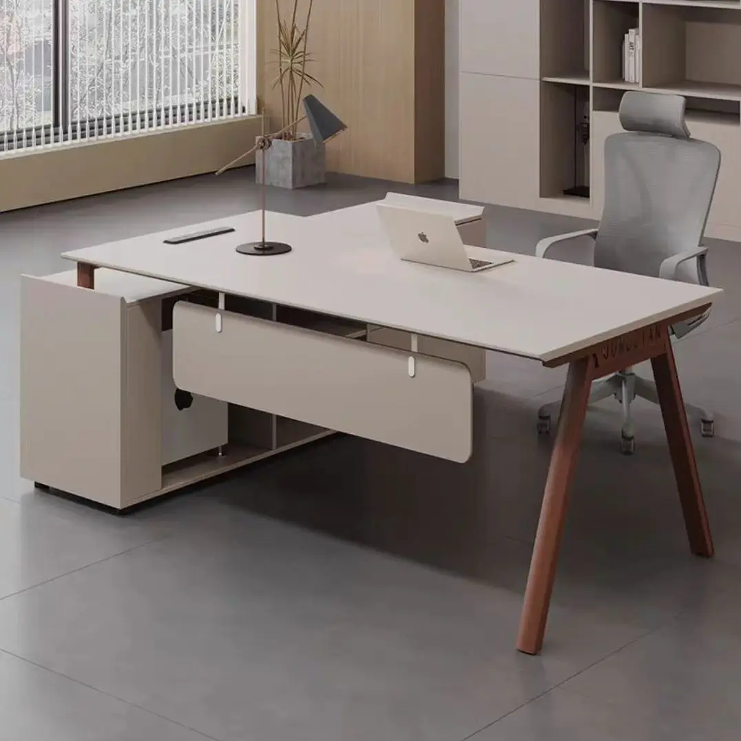 デラックスボスデスク シングルスーパーバイザー 大型クラス プレジデント マネージャー ボスオフィス オフィス家具