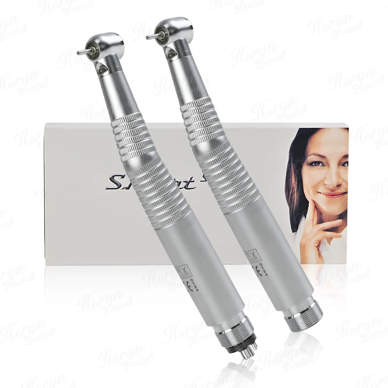 Dental High Speed Handpiece Drill LED E-generator Big Torque Head Push Button Air Turbine 3 Water Spray For Dental KV Handpiece