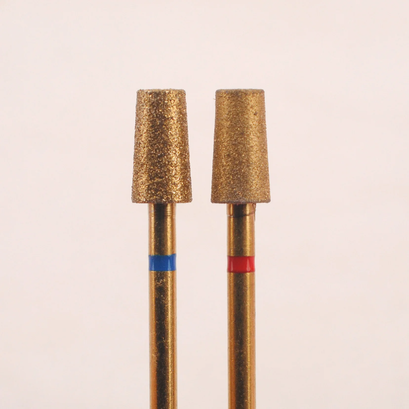 5mm Large Tapered Barrel Cuticle Clean Nail Drill Bit, Titanium Russian Diamond Nail Bits Nail Cleaner Accessories Tool