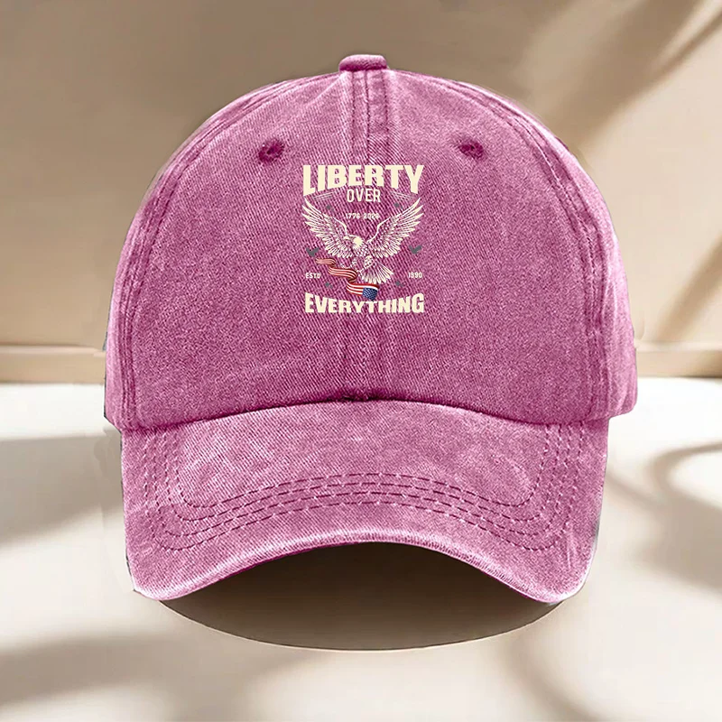 Eagle USA Flag Baseball Cap, Patriotic American Adjustable Dad Hat, 4th of July Independence Day Sun Hat