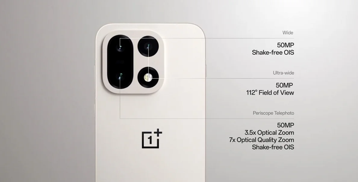 Original OnePlus 15 US Global Version CPH2749 Smartphone Snapdragon 8 Elite Gen 5 7300mAh Battery 120W SUPERVOOC Charge