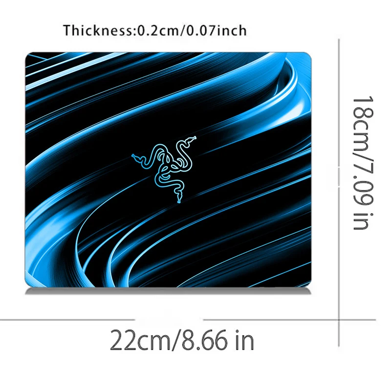 Razer Fashion لوحة ماوس صغيرة ألعاب الكمبيوتر ألعاب الكمبيوتر الديكور ماوس مكتب لنسخ Esports حصيرة مكتبية Mausepad