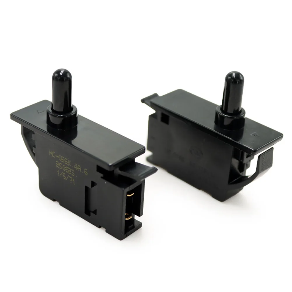 Push Button Control Fridge Door Switch 250V 125V Compatible 0.5A-1A Current 100M Insulation Resistance Switch Black