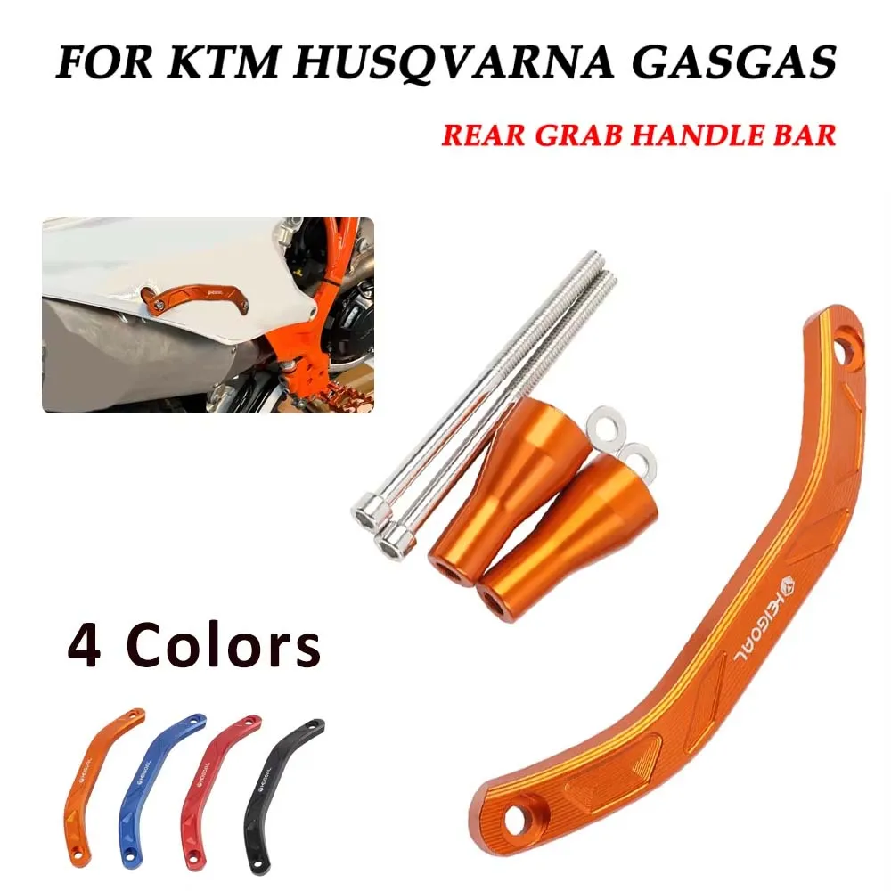 For KTM SX SXF EXC EXCF XC XCF XCW 125 250 300 350-500 For Husqvarna FC FE FX TC TE TX Aluminum Rear Passenger Grab Rail Handle