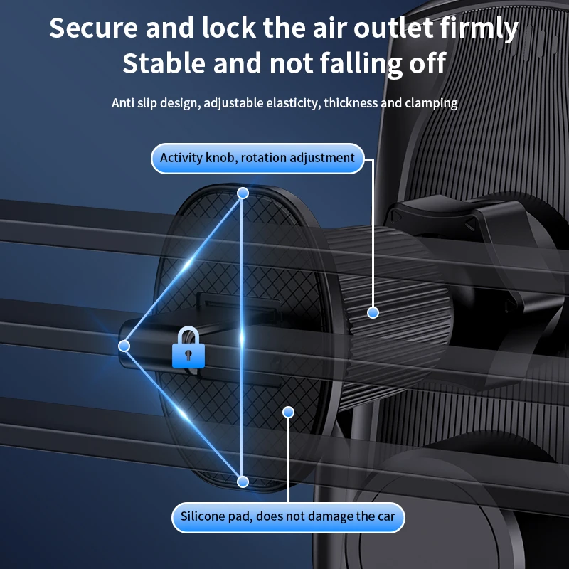 حامل شاحن لاسلكي للهاتف السيارة العالمي بقدرة 15 وات 360 درجة ° حامل دوران لهاتف آيفون 17 16 15 14 13 12 11 سامسونج جالاكسي S25 S24 #5