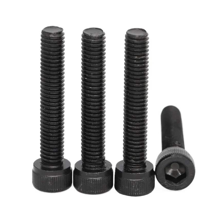 M10 1mm 1.25mm 1.5mm Pitch Left Handed Way Opposite Reverse Fine Thread Cap Inner Hexagon Hex Socket Allen Head Cap Screw Bolt