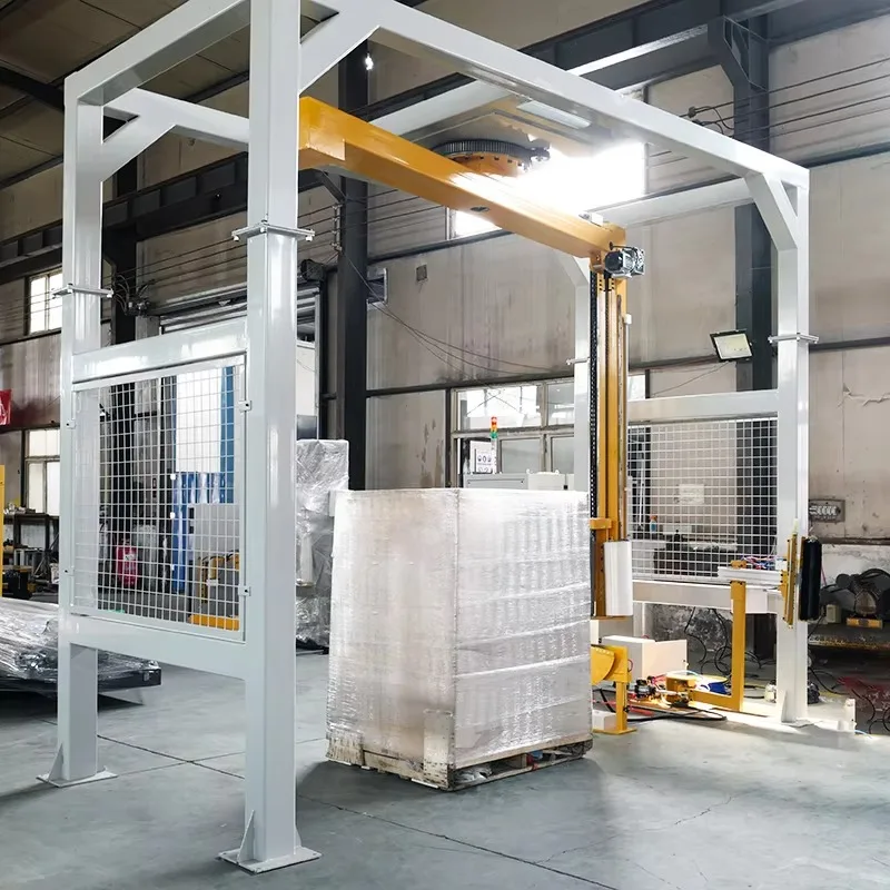 Automatic Pallet Stretch Film Pallet Wrapping Packaging Machine With Rotary Arm Wrap Custom & Bulk Order Custom & Bulk Order