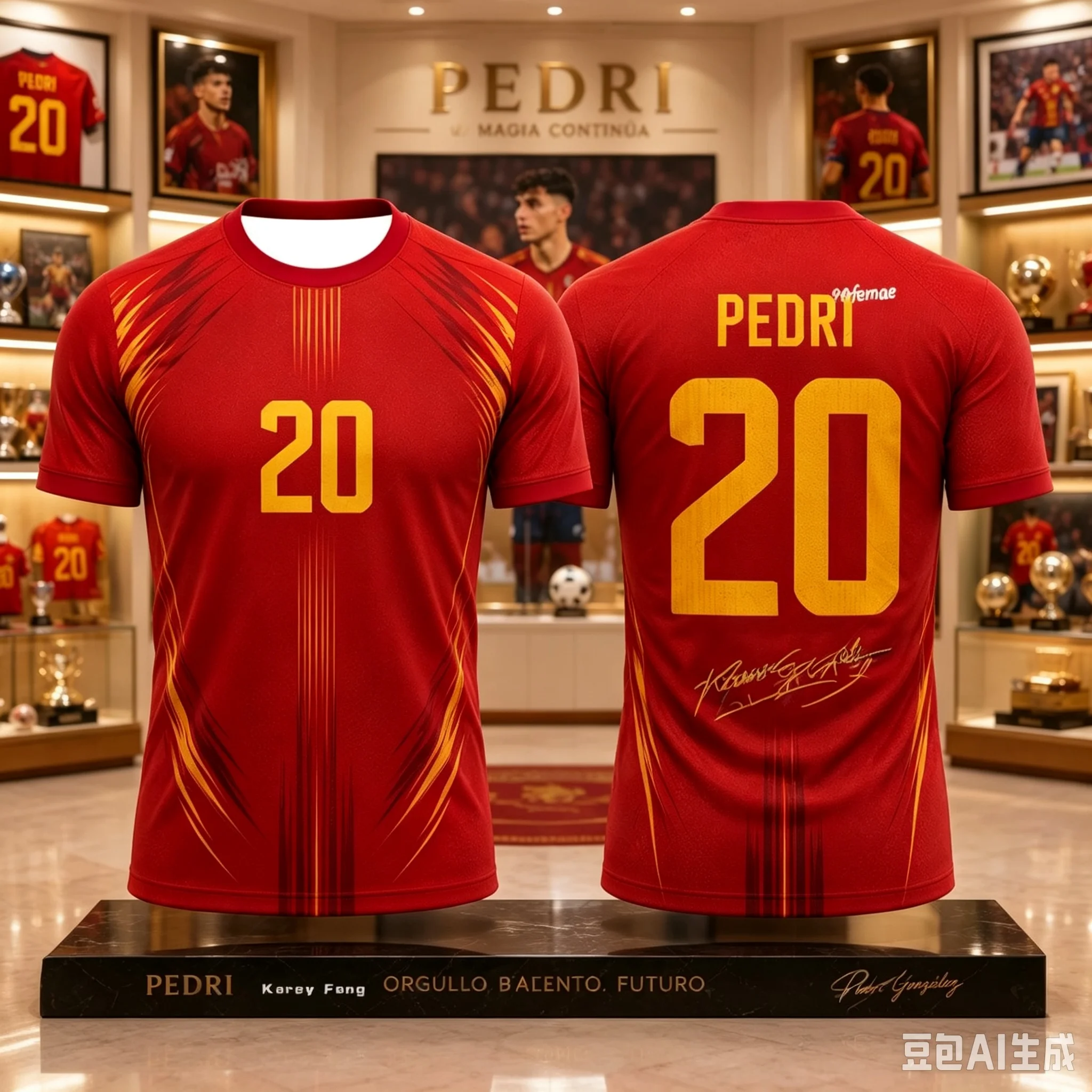 2026 Summer Lamine Yamal #19 Spain Soccer Football Jersey Hot Sale Fan Memorial Shirt Casual Sports Top for Kids Teens Adults