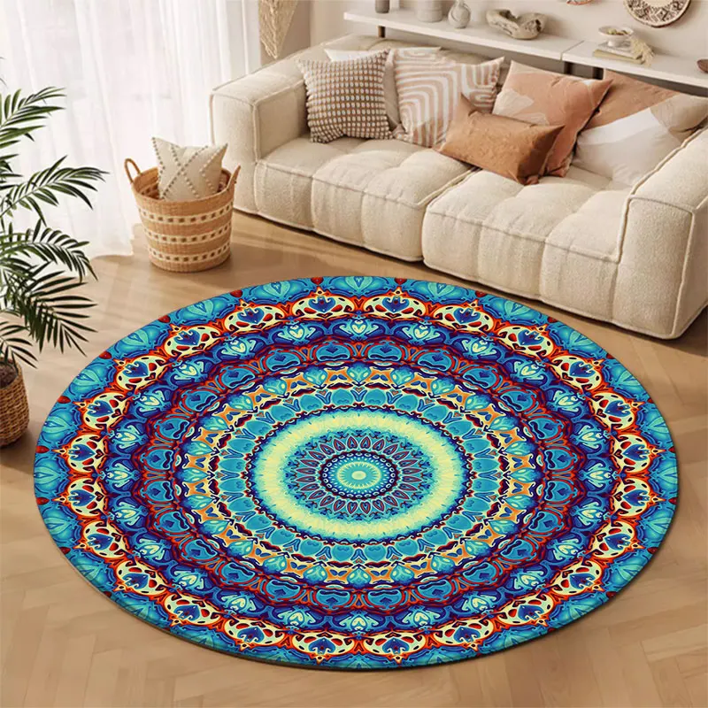 Mandala Antislip AlfombraTapis Tapete Floor Mat Valentine'Trastar For Bedroom Kitchen Bathroom Casa E Jardim Maison Decor