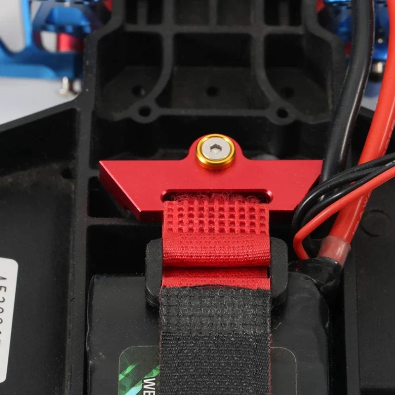 Set di supporti per batteria alti in metallo 3S 4S per parti di aggiornamento per auto RC 1/10 Traxxas Slash 2WD