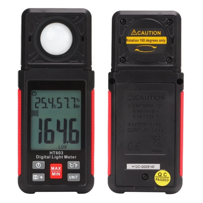 Digital Light Meter Professional High Accuracy Quick Response Luxmeter Large Range Brightness Tester Illuminometer view 5