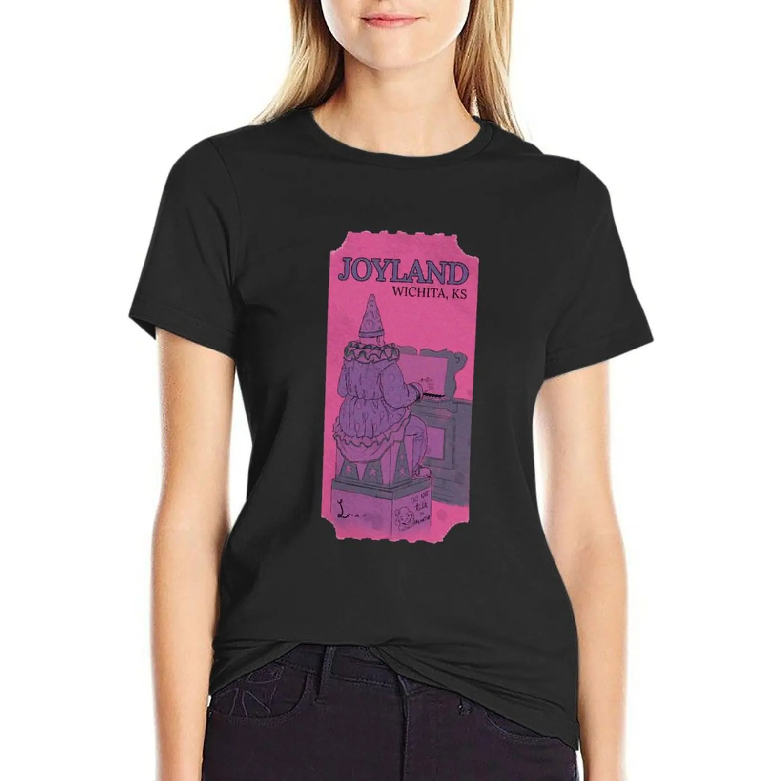 

Joyland Wichita, KS T-Shirt plus size tops tees Female clothing white t-shirts for Women