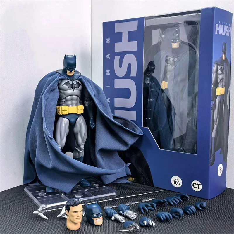 

Новый CT Mafex 105, синий летучая мышь, фигурки героев, игрушки, фигурки, игрушки, несколько аксессуаров, высокое качество, модель Бэтмена, куклы, подарки