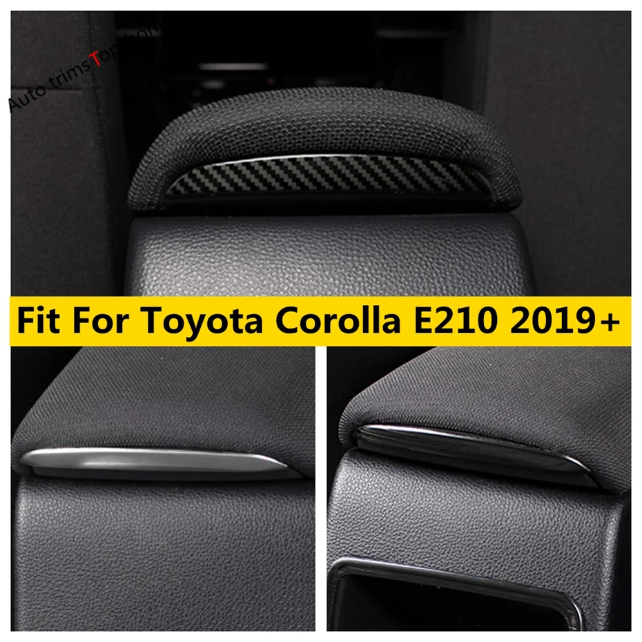 

Rear Armrest Storage Box Switch Decoration Sequins Panel Cover Trim Fit For Toyota Corolla E210 2019 - 2024 Car Accessories