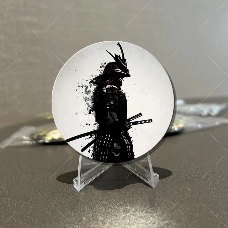 58mm Japanese Manga Miyamoto Musashi Vagabond Bushido Warrior Art Button Pin Brooch Badge for Backpack Accessories Decor Collect