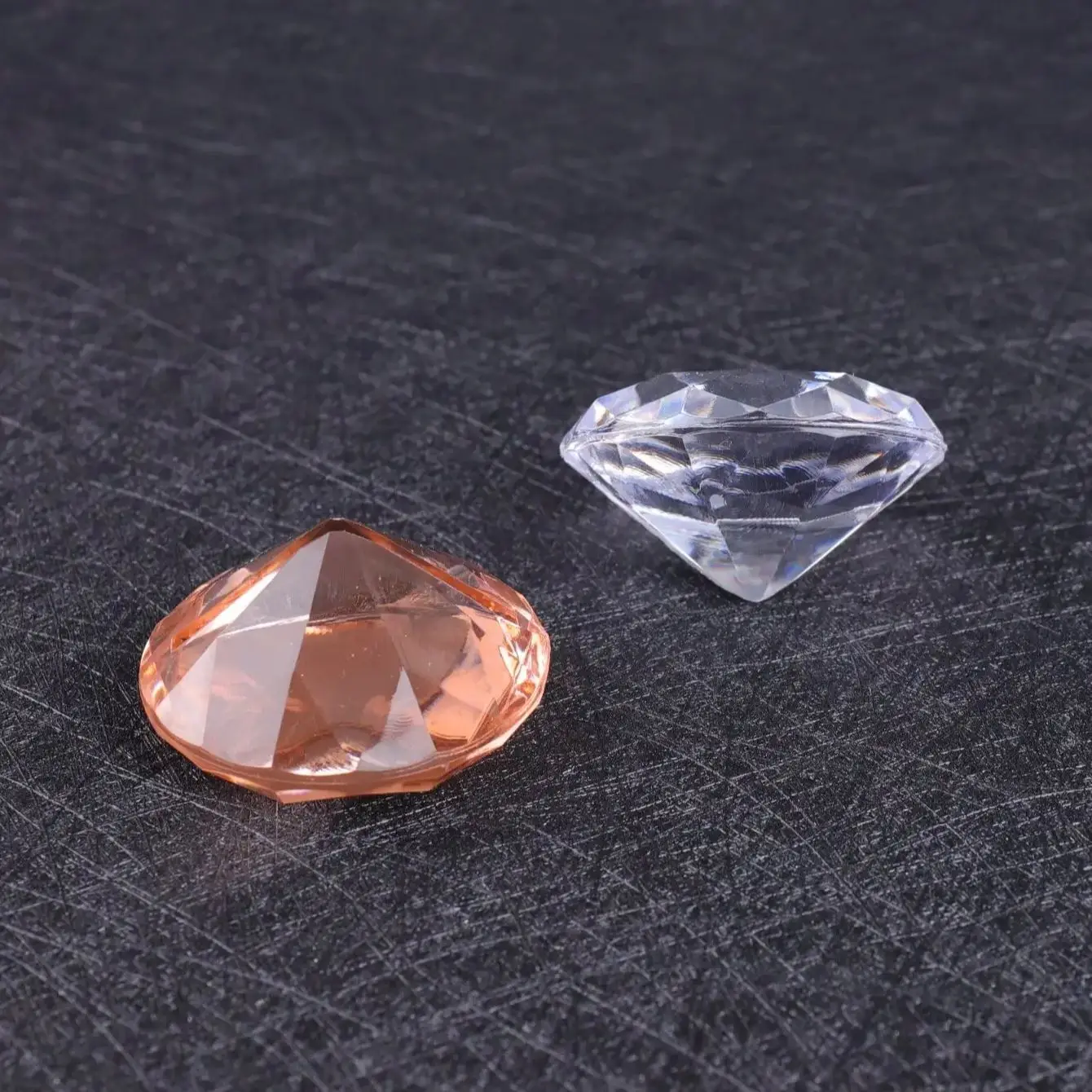 1PC Round Crystal Diamond Memo Clip, Suitable for Banquet Place Cards, Photo Clips, Desk Decoration Accessories