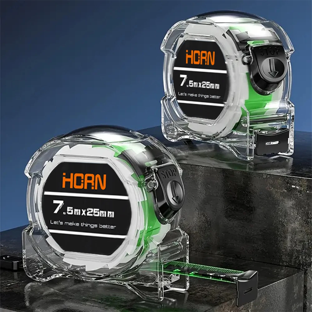 3-5-7-10 Meter Fluorescent Tape Measure Precision Thickened Scale Waterproof And Wear-Resistant Multipurpose Measuring Tool