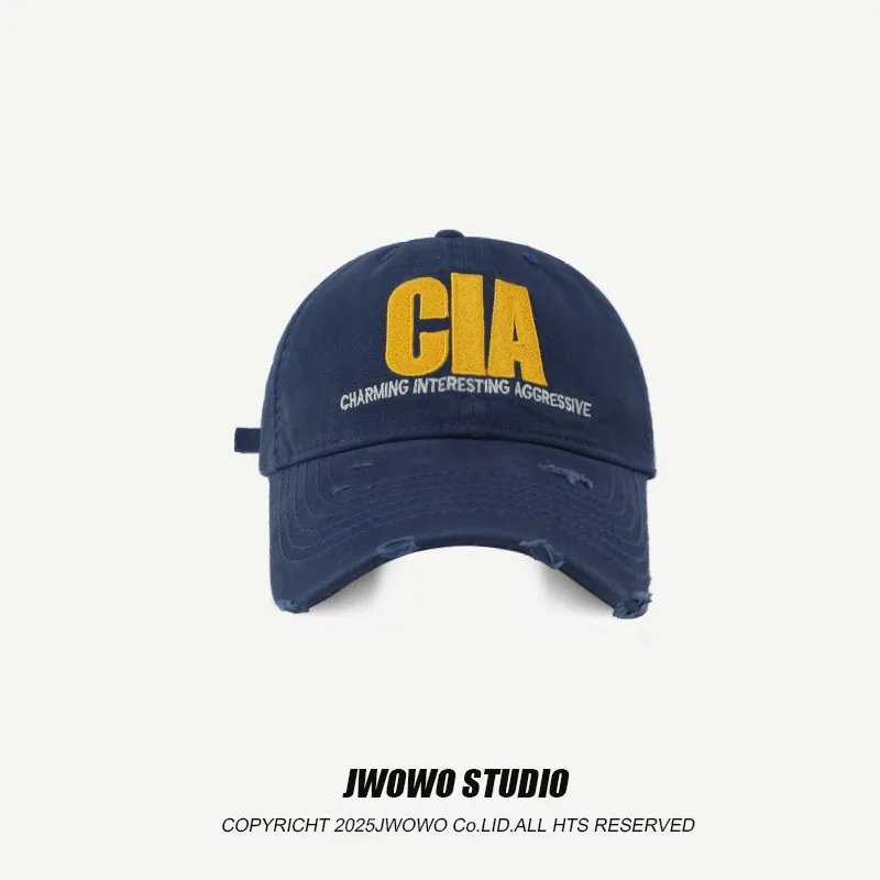 

CIA Бейсбольная кепка с вышивкой букв для мужчин и женщин, весна-лето, хлопок, унисекс, бейсбольная кепка Snapback, хип-хоп, дальнобойщик, солнцезащитные кепки