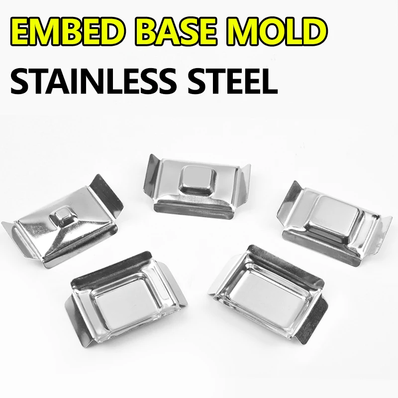 

Stainless steel embedding base mold Slice embedding frame Mold Depth 7mm/9mm