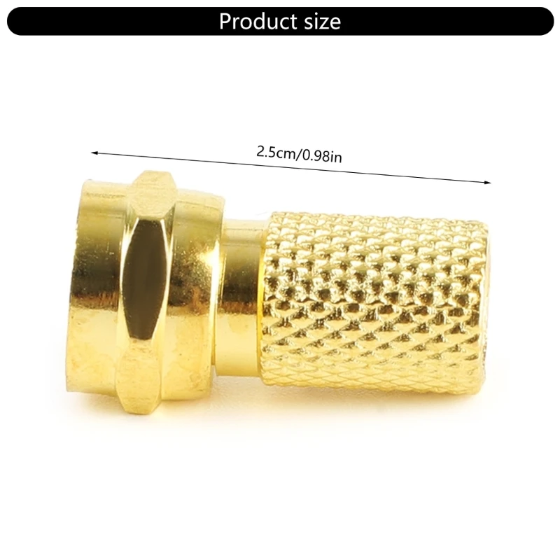 Conectores aperto próprio 75 ~ 5 F Connector INSTALAÇÃO FÁCIL IMPROMELHA para comunicação