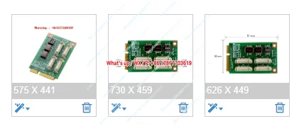1Pcs TPM-4COM adapter card RS232 signal DB9 expansion card MINI PCIE to 4 serial port card