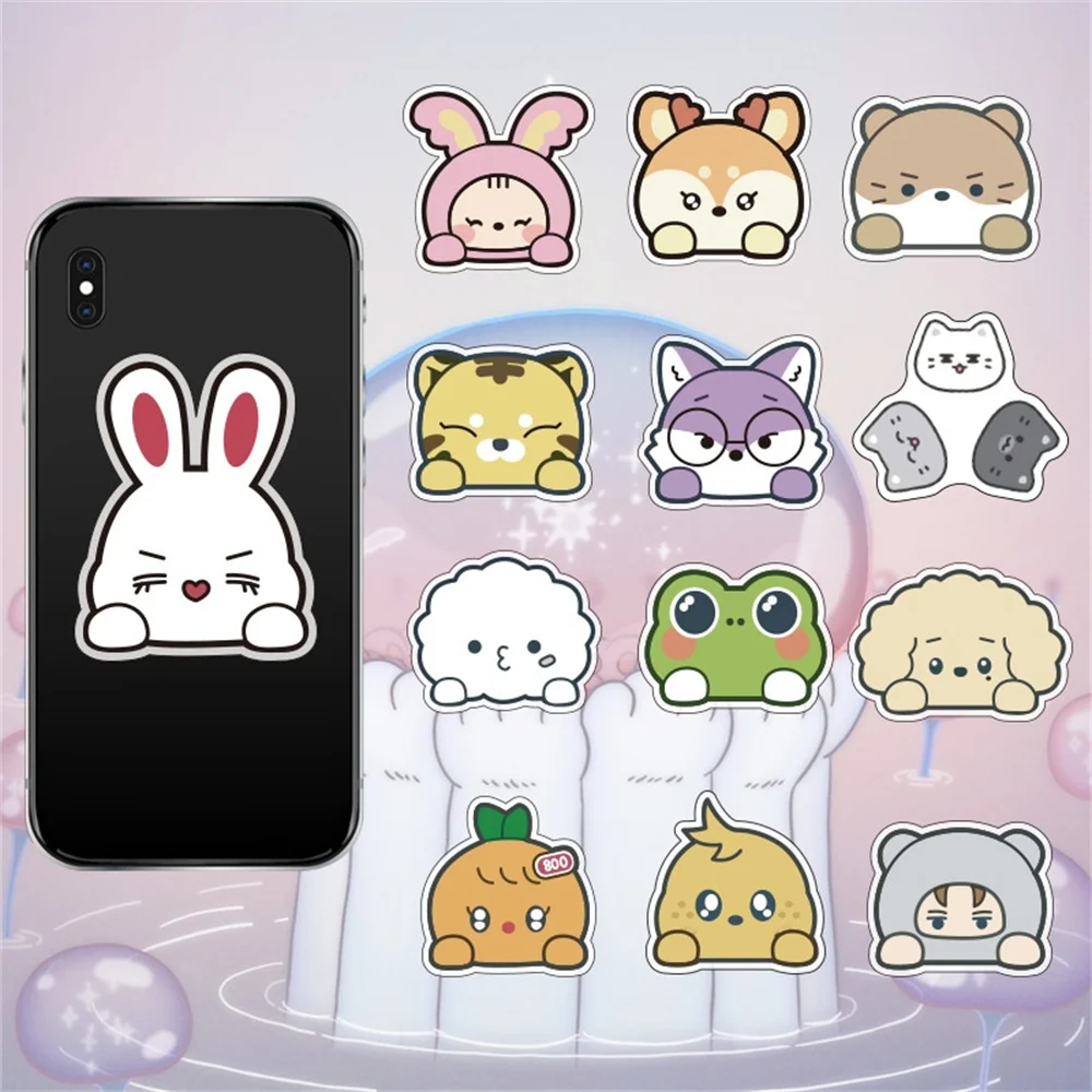 Kpop Idols Acrylic Cartoon Image Phone Holders S.COUPS JEONGHAN THE8 WONWOO HOSHI MINGYU WOOZI DINO Fans Gifts Collection